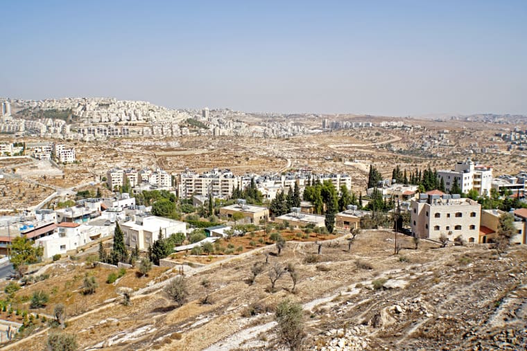 Ville palestinienne de Bethléem en Cisjordanie